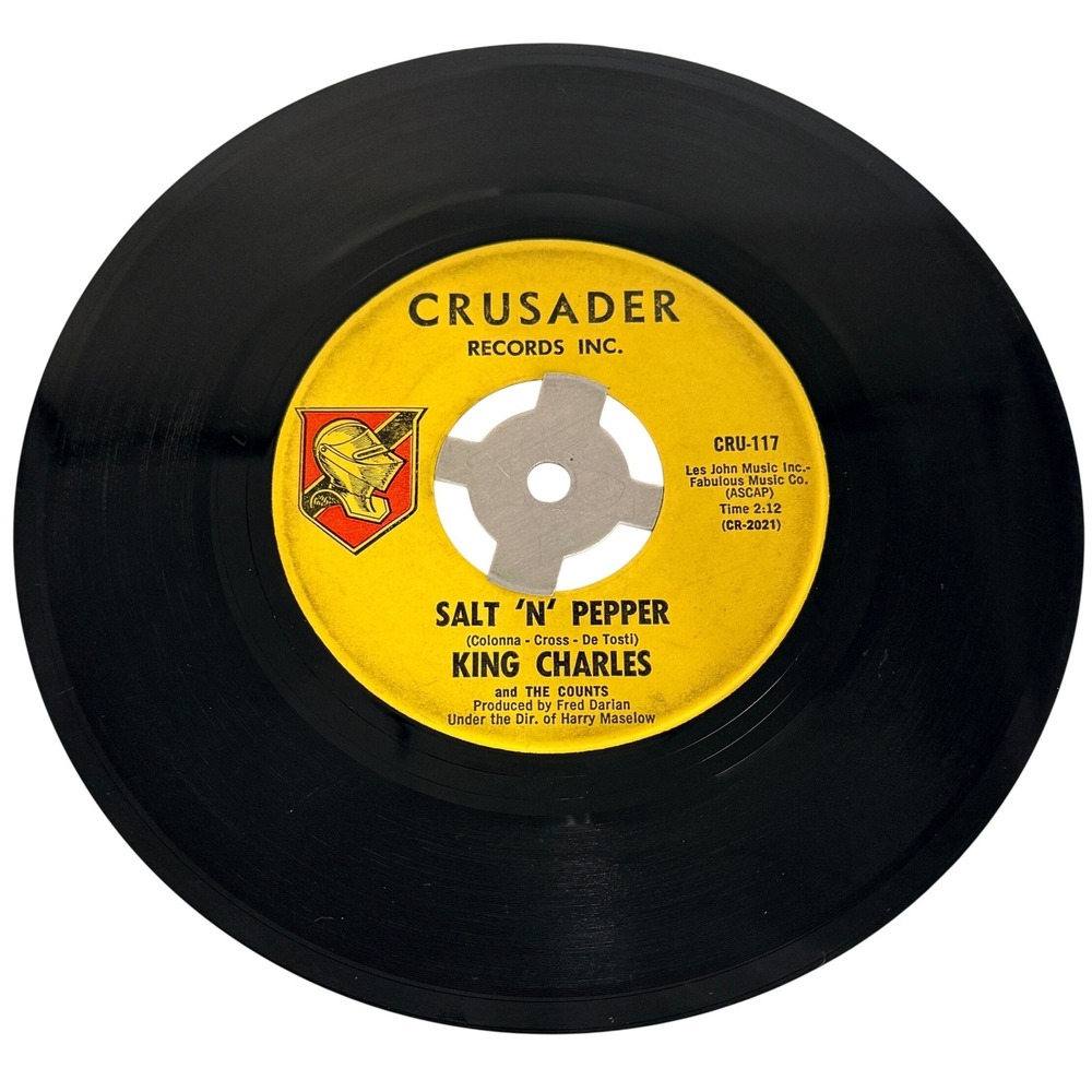 Crusader King Charles Salt N Pepper 45 RPM Vinyl Record 7 Inch Soul Vintage 60s